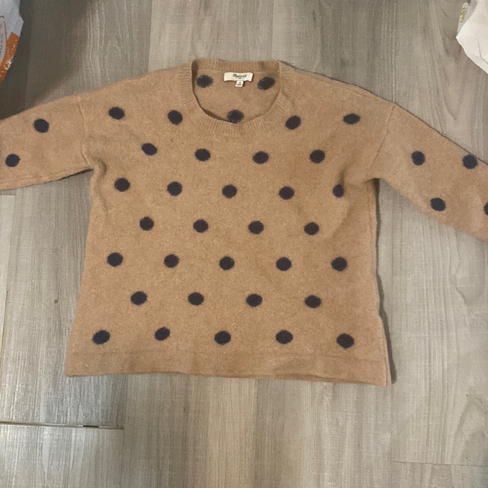 Madewell Merino wool Polka dot sweater